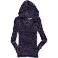 thumbnail image 1 of Roxy suéter cálido con corazón para mujer, azul, mediano Roxy  Pull-over, 1 of 1