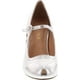 Static Footwear Kimmy-21 Womens Bout Rond Percé Mi Talon Marie Jane Style Robe Pompes – image 4 sur 4