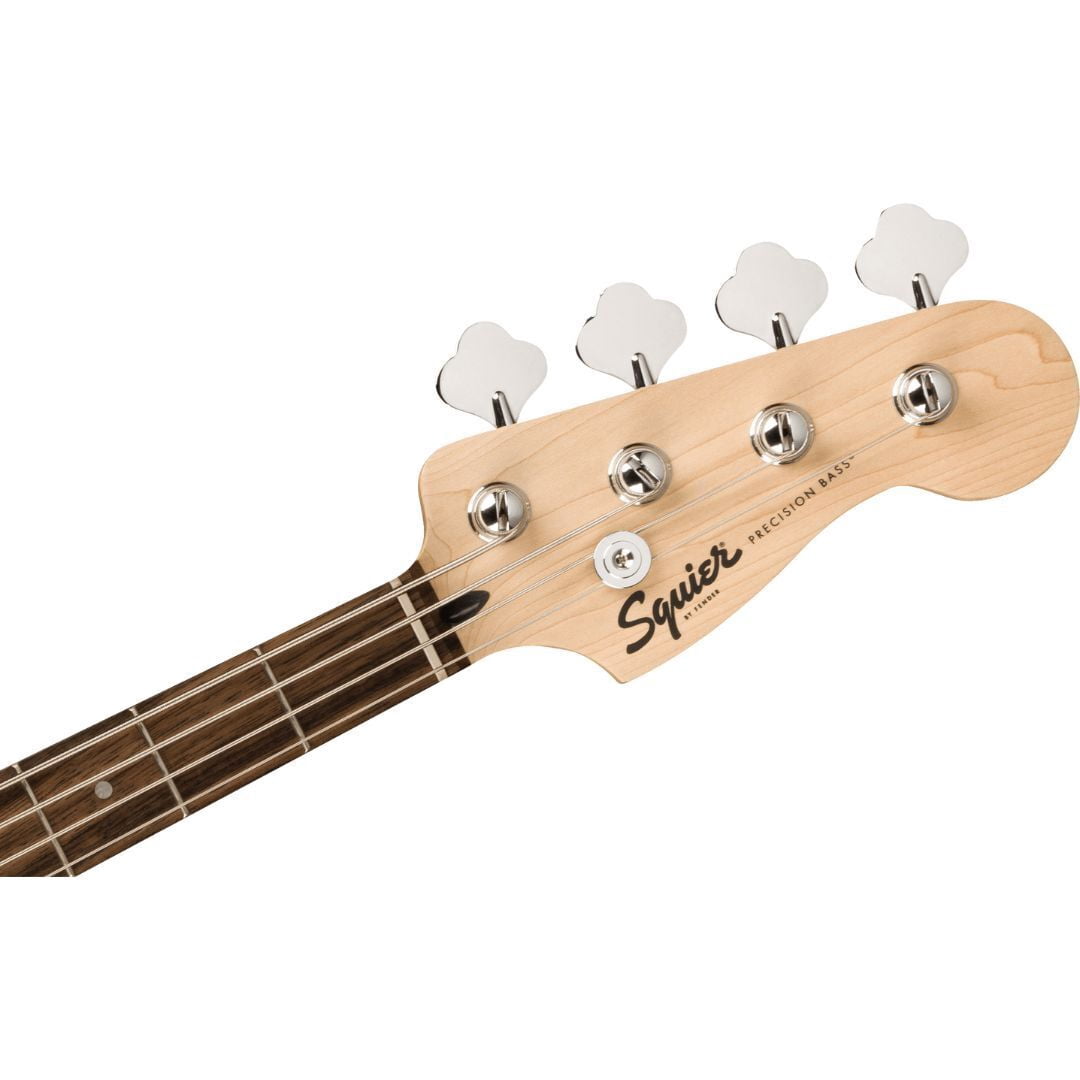 Fender Squier Sonic Precision Bass 4-String Right-Handed Bass Guitar with Poplar Body and Indian Laurel Fingerboard (Black)