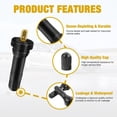 20 PCS TPMS Tire Pressure Sensor Rubber Valve Stems Kit - Replacement For GM 17-20008, Fits Chevy Silverado, GMC, Cadillac