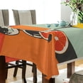 thumbnail image 5 of Yayeee Tablecloths 60" x 60" Rectangle Wrinkle Resistant Party Table Cover, Green Glasses, 5 of 8