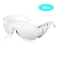 thumbnail image 2 of 2 gafas de seguridad de plástico con montura completa, gafas protectoras para los ojos, gafas de seguridad transparentes, 2 of 9