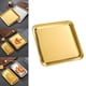 thumbnail image 5 of Plato de servicio de acero inoxidable, plato de postre, plato de vajilla Plato de servicio Platos de servicio, para restaurantes, postres, actividades grande y dorado Sunnimix bandeja de servir, 5 of 8