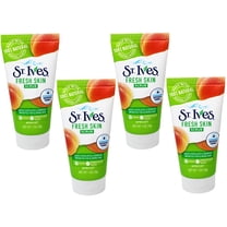 St. Ives Fresh Skin Scrub, Deep Exfoliator Skin Care for Clean, Glowing Skin, Apricot, 1 OZ - 4 Pack