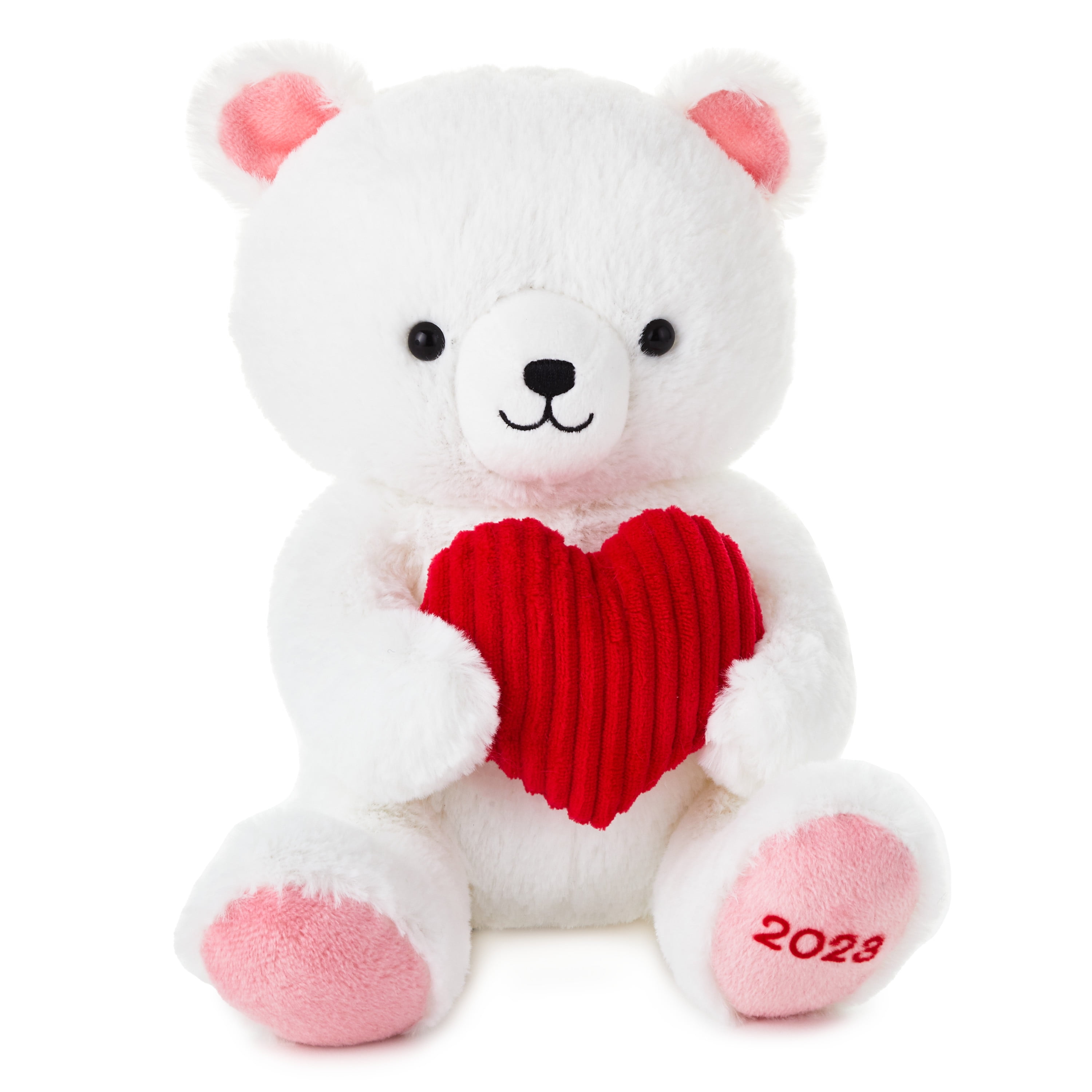 Hallmark 2023 Teddy Bear With Heart Plush, 8"