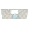 thumbnail image 3 of Whitmor Woven Strap Shelf Tote Basket, Latte, 3 of 7