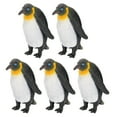 thumbnail image 1 of Penguin Toy Figures 5pcs Penguin Collection Plastic Ocean Animal Penguin Figure Model for Kids Children, 1 of 5