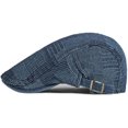 thumbnail image 5 of Kiibsot 2 Pack Mens Denim Cotton Newsboy Cap Ivy Gatsby Driving Hunting Cabbie Hats, 5 of 7