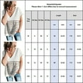 thumbnail image 4 of Gvmfive Women Short Sleeve Tops Summer V Neck Stripe Print Loose Blouse T-shirt, 4 of 4