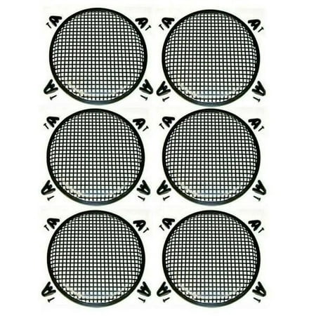6 MK Audio 15 Subwoofer Metal Mesh Cover Waffle Speaker Grill Protect Guard DJ