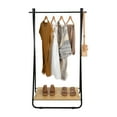 thumbnail image 6 of Organize It All Freestanding Garment Rack with Shelf in Black, 6 of 10