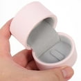 thumbnail image 3 of Valentine's Day Jewelry Box Tiny Round Jewelry Case Clamshell Pendant Box For Pendant, 3 of 6