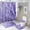 color-3, variant on Lavender (22) Shower Curtain Waterproof Bathroom Curtain Anti-slip Bath Mat Set Toilet Rugs Carpet