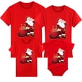thumbnail image 2 of Conjuntos de ropa a juego para la familia de Navidad, madre, padre, hija, hijo, bebé, ropa de manga corta para niños, ropa, camiseta, 2 of 5