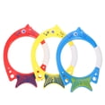thumbnail image 1 of MasteelfCA 3 Pcs Anneau de Plongée sous-Marin en Forme de Poisson Anneau de Natation en Forme de Poisson pour Enfants, 1 of 7