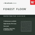 thumbnail image 2 of Forest Floor Premium Wood Grain Foam Floor Tiles, White EVA Foam, 100 Sq Ft (25 Tiles), Anti-Fatigue Flooring, 2 of 11