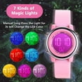 thumbnail image 3 of A ALPS Kids Watches 3D Cartoon Wristwatch for Girls Boys Digital Waterproof Wristwatch with 7 Color Lights Birthday Christmas Gift for Kids Ages 3-12, 3 of 7