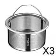 thumbnail image 1 of Coladores para fregadero de cocina Macarena Acero 304 4,7 cm Paquete de 3, 1 of 8