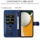 thumbnail image 5 of Estuche de Cuero PU con Cierre para Samsung Galaxy S25 , Funda Protectora con Billetera y Correa, 5 of 6