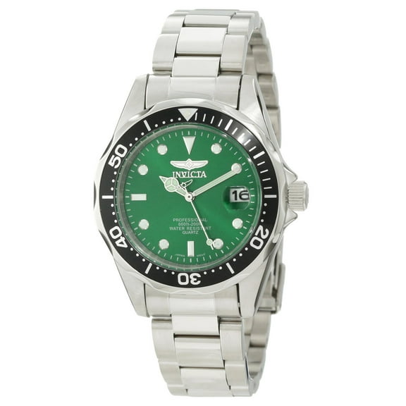 Invicta Women's 10667 Pro Diver Green Dial Interchangeable Bracelet Dive Watch