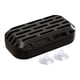 thumbnail image 1 of Recolector de excrementos de tortuga, caja para desechos de reptiles, material ABS, fácil de limpiar para peces tortuga Negro, 1 of 8