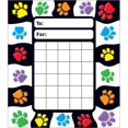 thumbnail image 1 of Trend Enterprises T-73060-6 Paw Prints Incentive Pad - 6 Each, 1 of 1