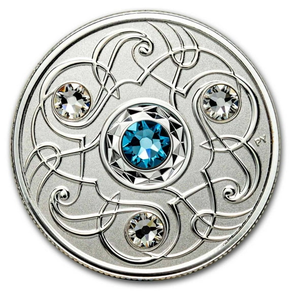 2020 Canada 1/4 oz Silver $5 Birthstones: March