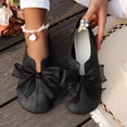 thumbnail image 5 of Willtoo Women's Faux Suede Square Toe Ballet Flats Bowknot Shoes Women Dressy Comfortable Slip-On Loafers Ballerina Flats, 5 of 7