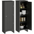 thumbnail image 1 of HOMCOM 4 Tier 48" Kitchen Pantry Storage Cabinet with Adjustable Shelves, 1 of 10
