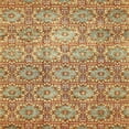 thumbnail image 1 of Ahgly Company Machine Washable Indoor Square Abstract Yellow Area Rugs, 5' Square, 1 of 7