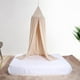 thumbnail image 4 of Cortina Mosquitera Con Dosel Para Cama Colgante Con Cúpula Redonda, Material De Algodón Suave, Fácil De Instalar, Crea Seguridad, 4 of 7