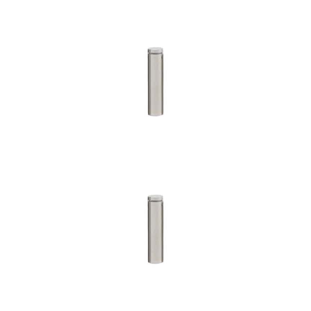 Kenally Tornillo publicitario de acero inoxidable, hueco, duradero, fácil instalación, espejo de cristal, tuerca de clavo, perno, fuerte capacidad de 25x150mm 2piezas Kenally CBP384227
