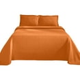 thumbnail image 2 of BNM Breathable Fleur De Lis Cotton Bedspread Set with Trendy Colors, 2 of 7