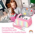 thumbnail image 6 of AYAOQIANG Carrying Case Compatible withToniebox 2&1 Audio Player Pink, 6 of 8