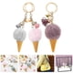 thumbnail image 3 of 3 pcs Ice Cream Pendant Keychain Cute Keychain Decorative Keychain Backpack Keychains, 3 of 3