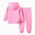 thumbnail image 4 of HCNTES Baby Girl Clothes Winter Girls Sets 2 Pieces, Butterfly Printed Pullover Long Sleeve Hoodies Sweatpants Set, 4 of 4
