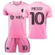 thumbnail image 1 of ZHAOCHENG Camiseta de fútbol de Messi, nueva camiseta juvenil del Inter Miami, camiseta local para hombre n.° 10 L (175-180 cm), 1 of 3