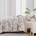 thumbnail image 4 of Juego de edredón WONGS BEDDING Botanical King Size con 3 piezas, 4 of 7
