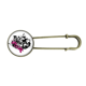 thumbnail image 1 of Deporte de invierno, esqui ciudad ilustración EsES Broche De Broche De Metal Antiguo Unbranded M, 1 of 3