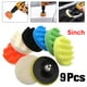 thumbnail image 5 of Almohadillas para Pulir El Coche Btafrte Kit Esponja 9 Piezas 5 Pulgadas, 5 of 9