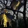 thumbnail image 2 of Elegant Choise Halloween Haunted House Hanging Ghost w/ LED for Front Door Indoor/Outdoor Decor, 2 of 12