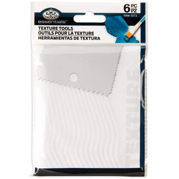 Royal & Langnickel Essentials Sculpting Texture Tool Set for Artist 6 Pieces