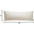 thumbnail image 6 of The Futon Shop Organic Cotton Bed Pillow, 53x17 inches, Soft, Breathable, Contoured for Side Sleepers, Best for Neck and Shoulder Pain, Adults, 6 of 6