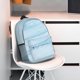 thumbnail image 3 of Easygdp Light Blue Marble Mochila Ligera de 15 Pulgadas para Estudiantes, Mochila Cómoda para la Escuela y Viajes, Correas Ajustables, 3 of 6