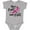 AC-Heather Grey, variant on Inktastic Breast Cancer Awareness Her Fight is Our Fight Boys or Girls Baby Bodysuit