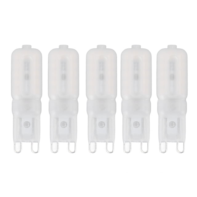 Bombilla LED G9 ANGGREK 220 V 5 Piezas 22 LED Alta Reproducción Cromática Para Luces de Paisaje
