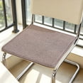 thumbnail image 1 of Cojín de silla de lino y algodón con lazos | Almohadilla antideslizante para asiento de comedor | Almohadilla lavable para silla, ideal para uso en interiores, hogar, cocina u oficina., 1 of 6