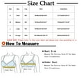 thumbnail image 2 of loopsun Summer Savings Clearance 2025! for Womens Plus Size Bra,Women Fashion Printed Bra Wire Free Underwear One-Piece Bra Everyday Underwear, 2 of 2