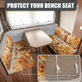 thumbnail image 2 of FOR U DESIGNS Highland Cattle Pumpkin Pattern RV Dinette Cushion Covers Wear-Resistan Camper Cushion Slipcover Comfortable Loveseat Sofa Chair Cover 1 Backrest Covers and 1 Bench Covers, 2 of 7