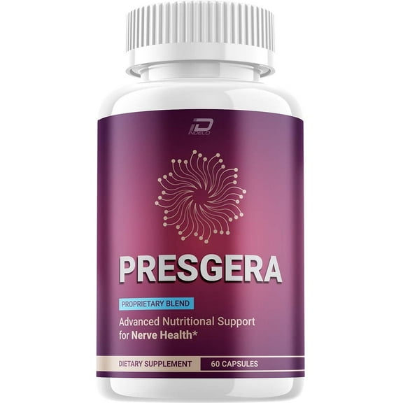 Presgera Capsules – Presgera All Natural Glycogen Support, 1 Pack, 60 Capsules